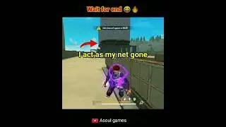 No internet Prank 😂with enemy BR Ranked🔥factory top | funny shorts #shorts #freefire #freefiregame