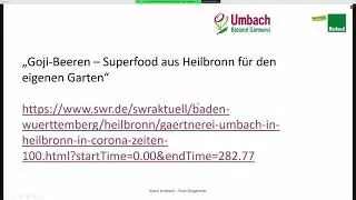 Hauptpr&auml;sentation mit Klaus Umbach, Bioland-G&auml;rtnerei Umbach