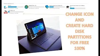 HOW TO MAKE DISK PARTITIONS AND CHANGE DISK ICONS | AMRIT TECHNOLOGY | #WINDOWS 10