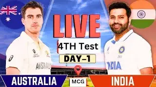 LIVE : IND vs AUS 4th Test :MCG  LIVE STREAMING SCORECARD