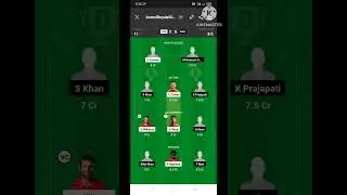 ZIM VS OMN match best team for big winning on dream11 viral short video
