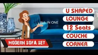 Best U Shaped Couch Corner Sofa Set Design | Making Customise 12 Seats Sofa in your Budget