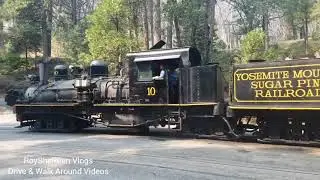 YOSEMITE MOUNTAIN SUGAR PINE RAILROAD / STEAM ENGINE TRAIN RIDE
