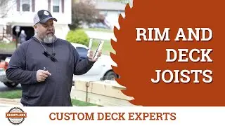 Kansas City Deck Rim Plates & Deck Joists Installation | Heartland Custom Decks