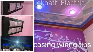 Casing wiring best video down lighting sarfes panen flod light and switch INSTALLATION best design |