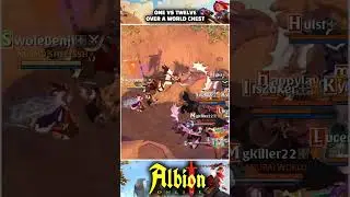 Albion Online: Solo Ganking 12 Players On a Chest