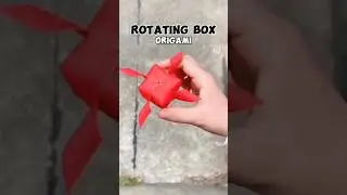 DIY Origami Rotating Box Craft Ideas #diy #shorts #origami #rotatingboxtutorial #toys #carft