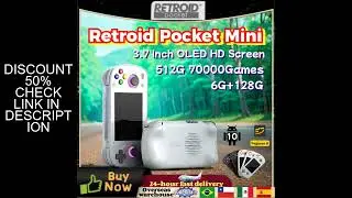 Retroid Pocket Mini New RPMini Retro Handheld Game Console Android 3.7 Inch OLED HD Screen Video Pla
