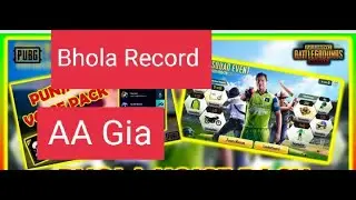 Bhola Record new Voice pack aa gia|| New Gully squad Event PUBG Mobile