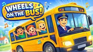 Wheels on the Bus | Low Stimulation | Song for Toddlers 