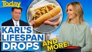 Karl's lifespan revealed after eating junk food all weekend | Today Show Australia