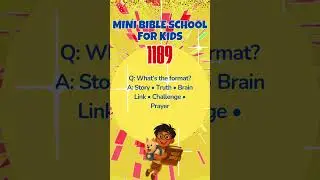 How every episode works?!| Mini Bible School for Kids | Genesis | Bible Story Adventure