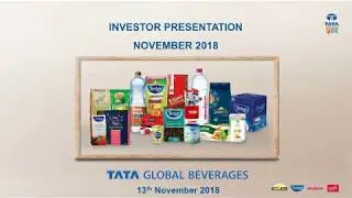 Tata Global Beverages Limited  Analyst Presentation for Sept 2018 results