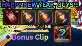 [🔥BONUS!] 3,400,000 Instant Rolls in Roblox Anime Card Clash