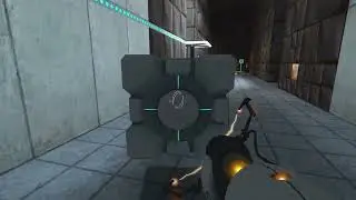 Portal: Still Alive - Test Chamber 14 Reach Chamber Lock Puzzle Solution: High Energy Pellet & Cube