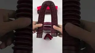 SATISFY Robot Pop Tube #diy #asmr #satisfying #creative #poptubesound  #robot #oddasmr #relaxing