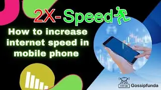 How to increase internet speed in mobile phone 📱🌐-  Let's double it