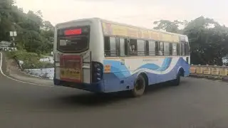 Govt Bus and car Turning 30/70 kollimalai Hairpin Bend Hills Driving 