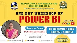 One Day Workshop on POWER BI | 29 December 2025 | SKRGC Academy
