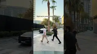 Right way to cross pedestrian crossing 🕺🏻 #dubai #zebracrossing #pedestrian #dubairealestate