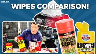 Сравнение салфеток UltraGrime Power Scrub, Everbuild Wonder Wipes и Big Wipes от SC Electrics
