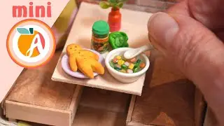 DIY Minifood Gem&uuml;sesuppe selber basteln - Menu November Apricozy