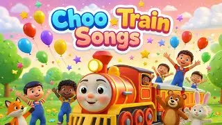 Choo Choo Train 🚂 | Cute Train Cartoon for Kids | Fun Songs & Animation