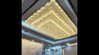 Modern crystal chandelier for hotel , customized lighting for restaurants #custom lighting #light
