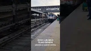 Tejas Express | LJN-NDLS | Arriving at Kanpur Central #train #indian #railway #tejas #kanpur