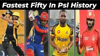 Fastest Fifty In Psl History | Psl 6 | Hbl Psl 2021