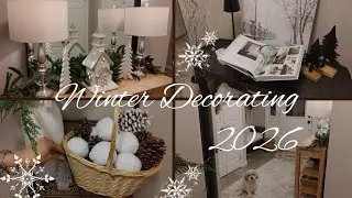 🌲NEW🌲 2026 WINTER DECORATE WITH ME🌲 COZY COMFORT🌲