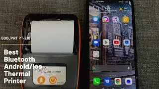 GOOJPRT PT-210 Best 58 MM Bluetooth Thermal Printer-Portable Thermal printer