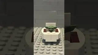 Grogu swallowed a golf ball?! #starwars #lego #stopmotion