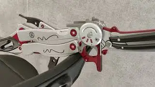 Final fantasy 13 Blazefire Saber - from print to prop