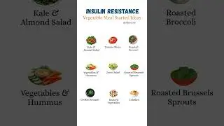 No-Cook Vegetable Starters for Insulin Resistance (Quick & Easy) #dietotox #shorts #healthyeating