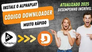 CÓDIGO DOWNLOADER FUNCIONANDO PARA INSTALAR O ALPHAPLAY NA SMARTV ANDROID OU FIRETV STICK! #alpha