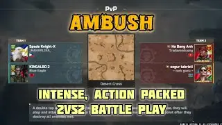 Ambush || AOW3 - intense , action packed 2vs2 Battle play with KINGALBO || Desert Cross Map