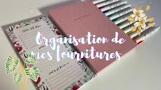 ORGANISATION DE MES FOURNITURES