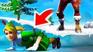 Elle TRICHE pour GAGNER dans la NEIGE de ce CACHE CACHE ! (Créatif Fortnite Saison 5)