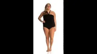 Miraclesuit Plus Size Solid Mojito Tankini Top | SwimOutlet.com