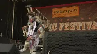 Supaman fires up crowd at Red Ants Pants
