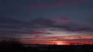 20171204 Sunrise in Vollen, Norway