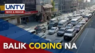 Expanded number coding scheme sa Metro Manila, ibinalik na