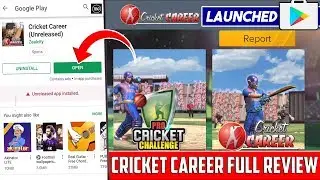 OMG || Cricket Career Beta Apk Launch || Full Review || GamePlay