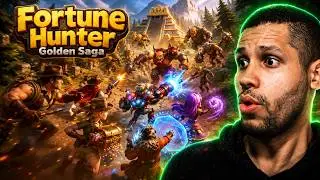 FORTUNE HUNTER: GOLDEN SAGA - JOGO CA&Ccedil;A AO TESOURO COM ESTRAT&Eacute;GIA E HER&Oacute;IS LEND&Aacute;RIOS, GAMEPLAY