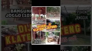 Dijual Rmh Joglo 4485m2 Klaten #shorts #short #rumahjoglo #klatenhits #rumahdijual #jateng