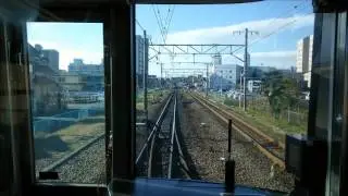 JR西日本223系新快速　東海道本線 近江八幡駅手前で緊急停車の瞬間
