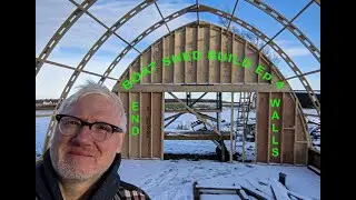 Boat Shed End Walls - Episode 4 - Wooden Boat Build
