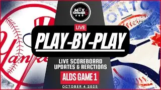 🔴ALDS Game 1 - New York Yankees vs Toronto Blue Jays - Play-By-Play & Reactions (10/4/25)