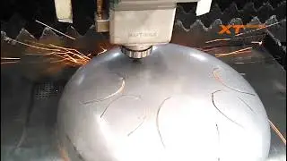 The Solution for Irregular Parts: 3D 5-Axis Laser Cutting on Spherical Surfaces